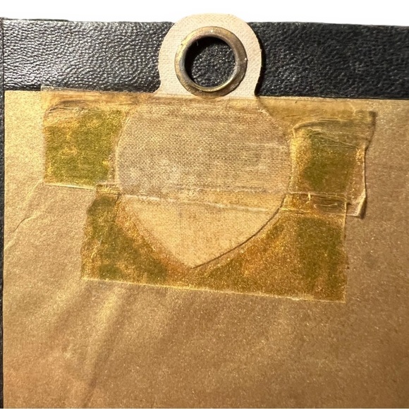 Vintage Antique Scherenschnitte/Silhouette Glass Painting Circa 1940s - Picture 6 of 6